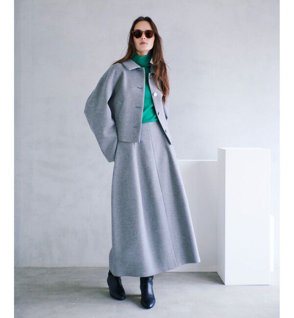 allureville「ボンディングステンカラーブルゾン」|ブルゾン・スタジャン|