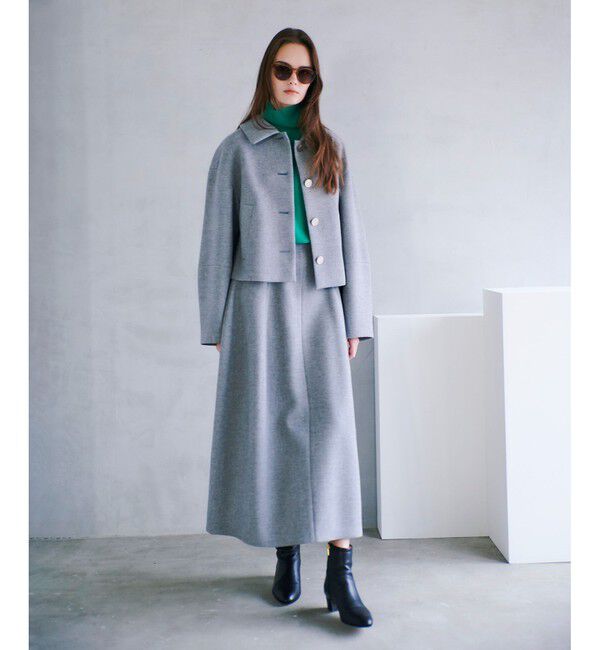 allureville「ボンディングフレアースカート」|フレア|