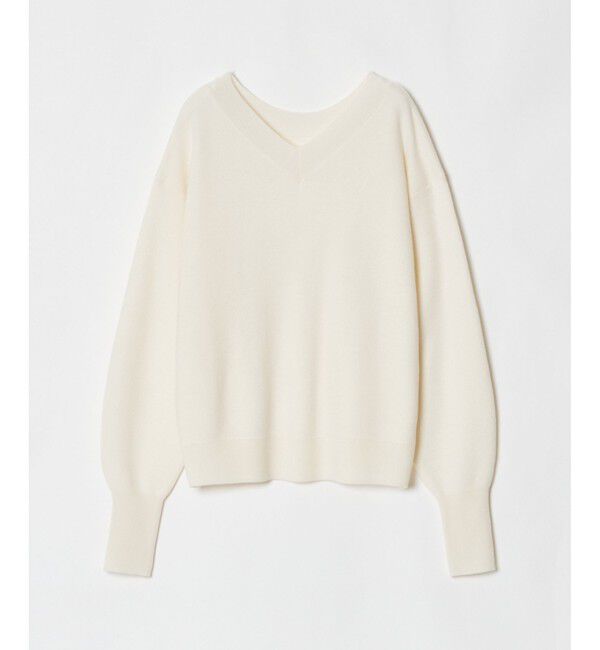 allureville「【セットアップ対応可能】ウールスムース2WAYネックプルオーバー」|ニット・セーター|