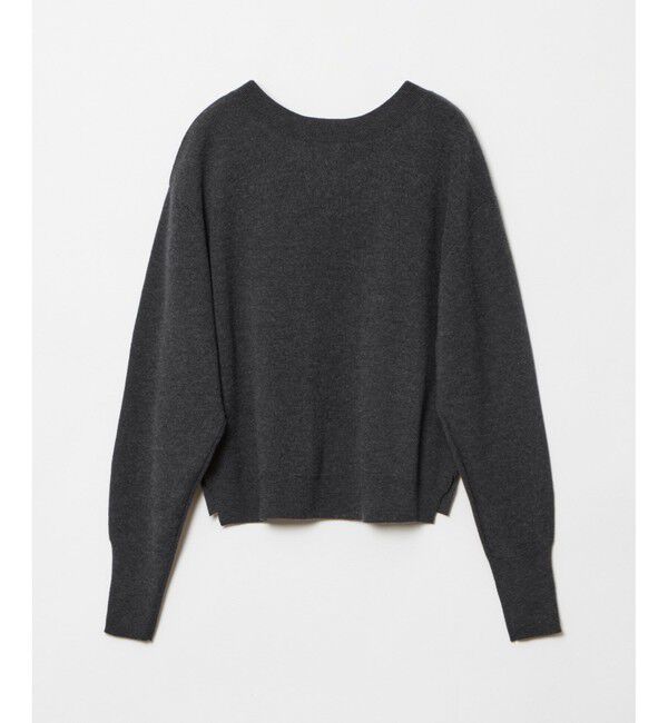 allureville「【セットアップ対応可能】ウールスムース2WAYネックプルオーバー」|ニット・セーター|
