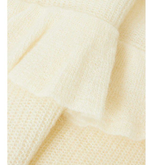 LOULOU WILLOUGHBY「【LOULOU WILLOUGHBY】モヘヤラッフルプルオーバー」|ニット・セーター|