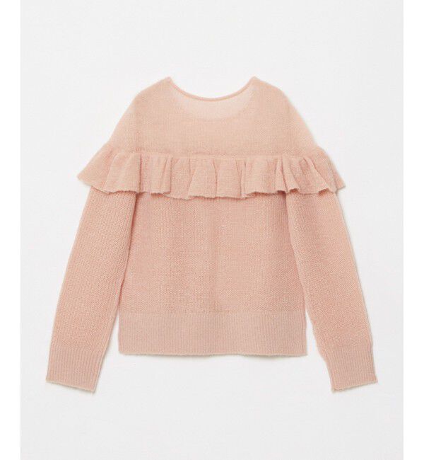 LOULOU WILLOUGHBY「【LOULOU WILLOUGHBY】モヘヤラッフルプルオーバー」|ニット・セーター|