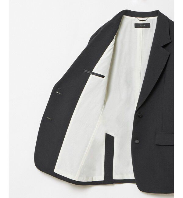 allureville「T/Wヒラニジュウオリテーラー2Bジャケット」|テーラードジャケット|