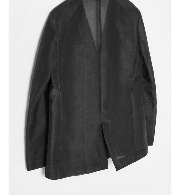 allureville「ライトオーガンジーシアージャケット」|テーラードジャケット|