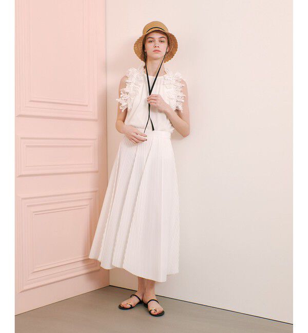 LOULOU WILLOUGHBY「【LOULOU WILLOUGHBY】ランダムアコーディオンプリーツスカート」|スカート|