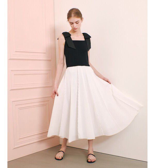 LOULOU WILLOUGHBY「【LOULOU WILLOUGHBY】ランダムアコーディオンプリーツスカート」|スカート|