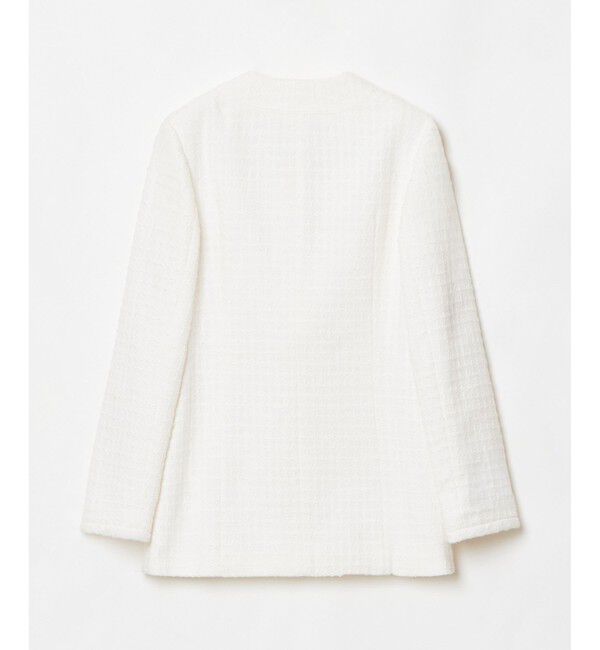 LOULOU WILLOUGHBY「【LOULOU WILLOUGHBY】スラブツイードロングジャケット」|その他|