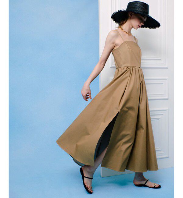 LOULOU WILLOUGHBY「【LOULOU WILLOUGHBY】シャンブレーベアワンピース」|ワンピース|