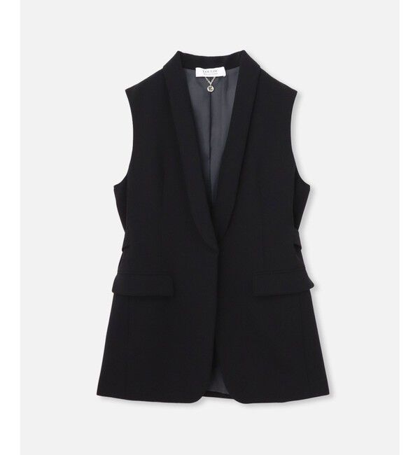 LOULOU WILLOUGHBY「◇【LOULOU WILLOUGHBY】タキシードジレ」|ベスト・ジレ|ブラック