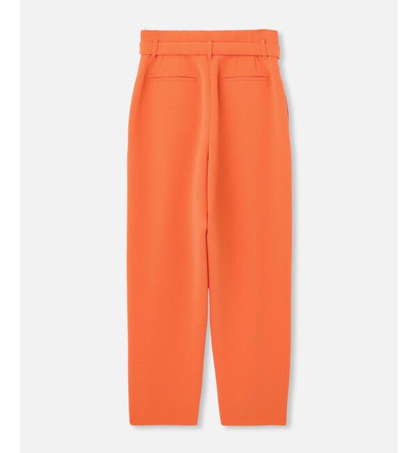 allureville「ダブルクロスベルト付タックパンツ」|チノ|