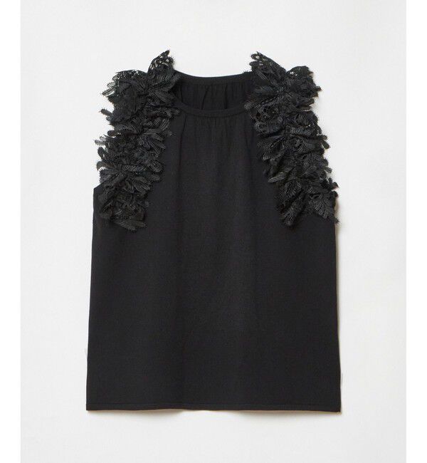 LOULOU WILLOUGHBY「【LOULOU WILLOUGHBY】アームレースプルオーバー」|ニット・セーター|