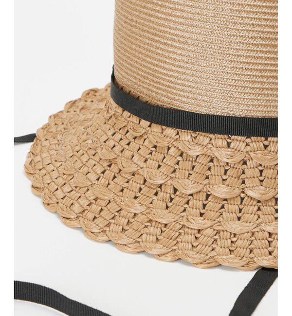 LOULOU WILLOUGHBY「【LOULOU WILLOUGHBY】スカラップブリムバケットハット」|ハット|