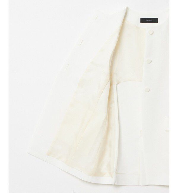 allureville「リネン混ジレ」|ベスト・ジレ|