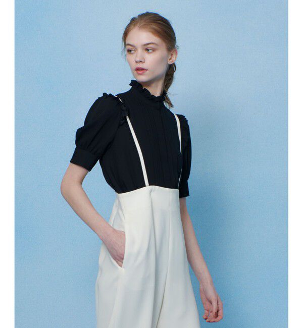 LOULOU WILLOUGHBY「【LOULOU WILLOUGHBY】アムンゼンプチフリルブラウス」|シャツ・ブラウス|