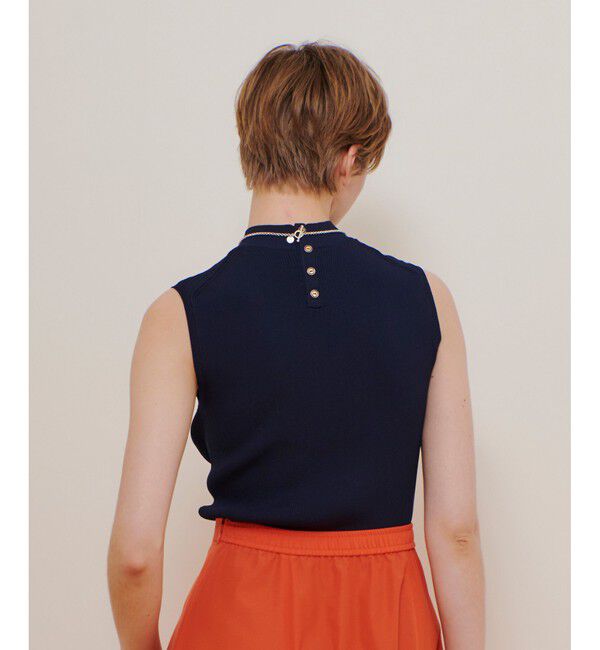 allureville「バック釦プルオーバー」|ニット・セーター|