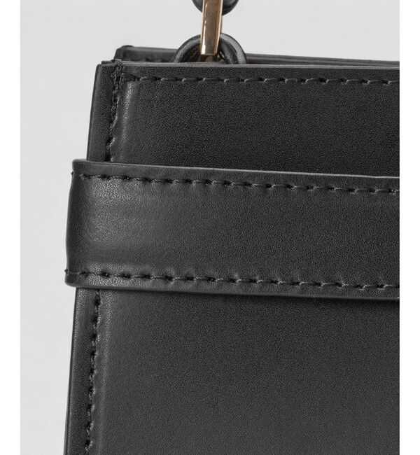 allureville「ツイストバックルスクエアショルダーバッグ」|ショルダー・メッセンジャー|