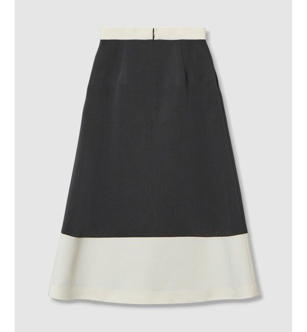 LOULOU WILLOUGHBY「【LOULOU WILLOUGHBY】バイカラーフレアスカート」|スカート|