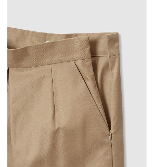 LOULOU WILLOUGHBY「【LOULOU WILLOUGHBY】ギャバタックワイドパンツ」|チノ|