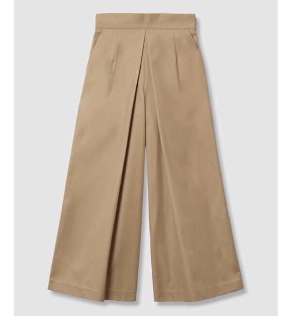 LOULOU WILLOUGHBY「【LOULOU WILLOUGHBY】ギャバタックワイドパンツ」|チノ|