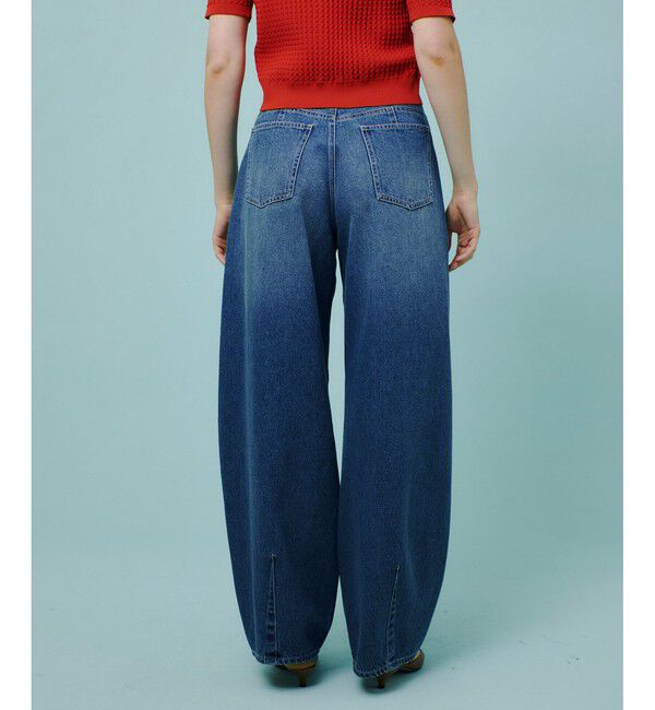 allureville「セミバギーデニムパンツ」|デニム|