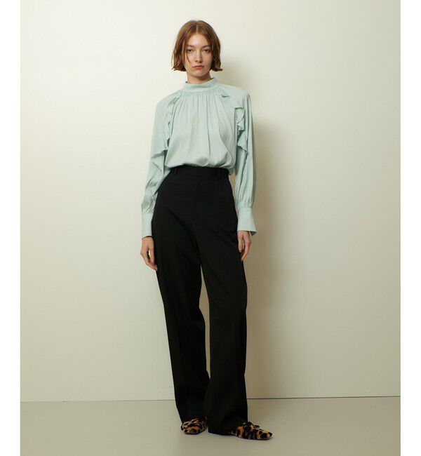 allureville「ドライウールカーブライントラウザー」|チノ|