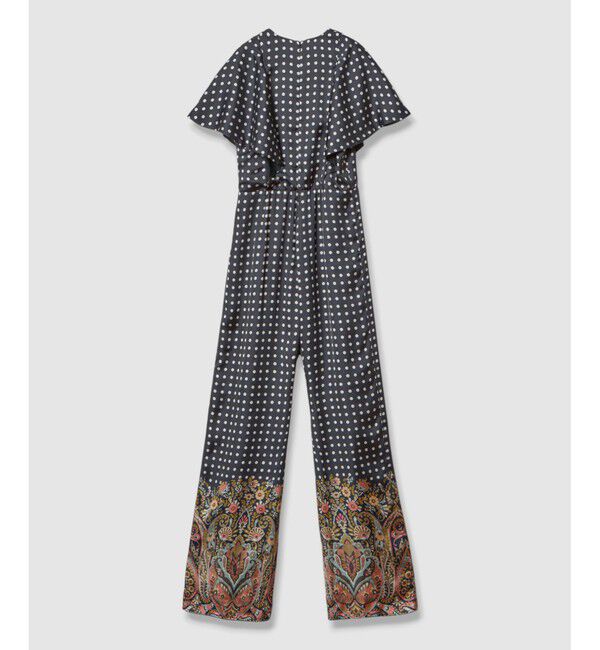 LOULOU WILLOUGHBY「【LOULOU WILLOUGHBY】ペイズリードットオールインワン」|オールインワン|