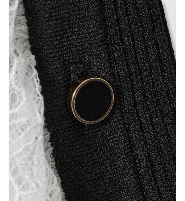 LOULOU WILLOUGHBY「【LOULOU WILLOUGHBY】スリーブヘムレースプルオーバー」|ニット・セーター|