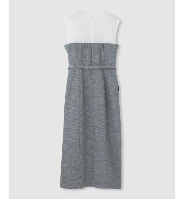 allureville「コンパクトツイルカットコンビワンピース」|ワンピース|