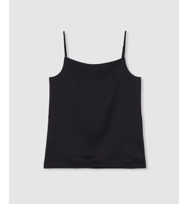 LOULOU WILLOUGHBY「◇ 【LOULOU WILLOUGHBY】サテンキャミソール」|Tシャツ・カットソー|ブラック