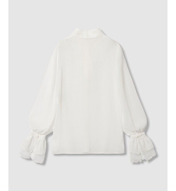LOULOU WILLOUGHBY「【LOULOU WILLOUGHBY】レタード刺繍ブラウス」|シャツ・ブラウス|
