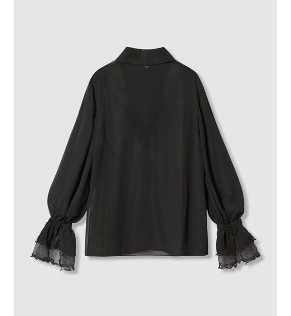 LOULOU WILLOUGHBY「【LOULOU WILLOUGHBY】レタード刺繍ブラウス」|シャツ・ブラウス|