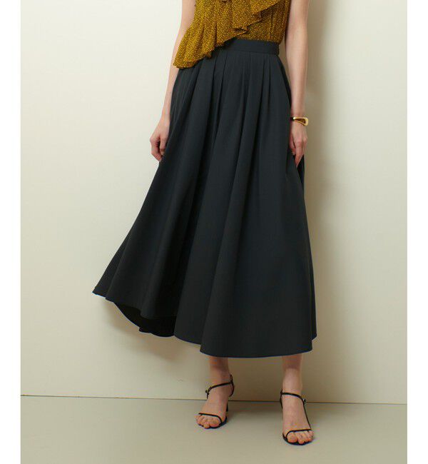 allureville「タイプライターイレギュラーヘムスカート」|スカート|