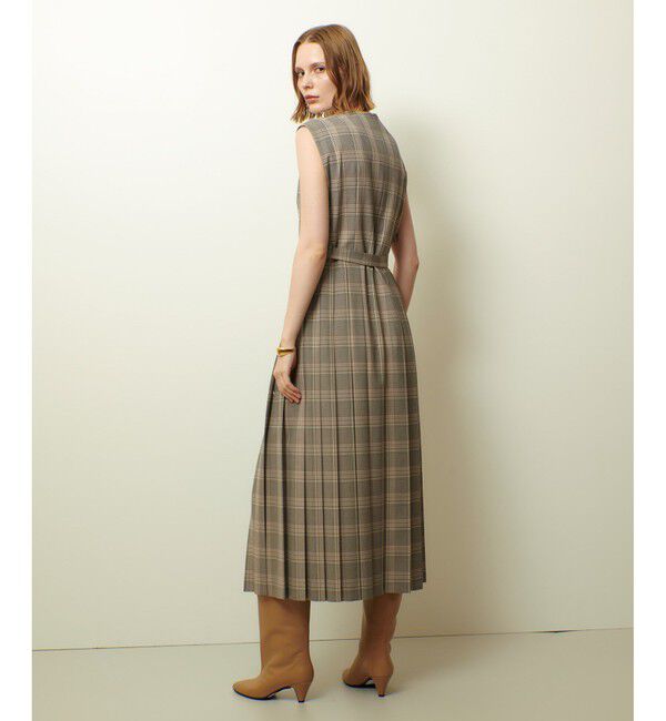 allureville「サイドスリットプリーツロングワンピース」|ワンピース|