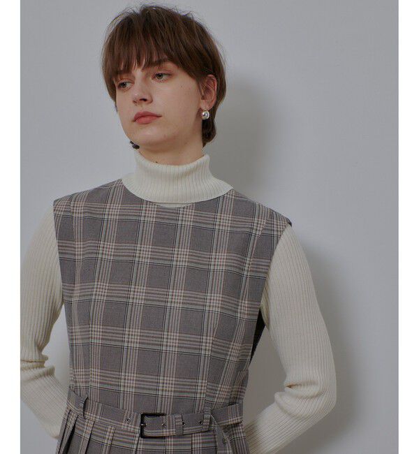 allureville「サイドスリットプリーツロングワンピース」|ワンピース|