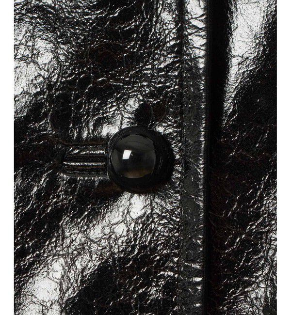 LOULOU WILLOUGHBY「【LOULOU WILLOUGHBY】クラッシュエナメルレザーブルゾン」|ブルゾン・スタジャン|