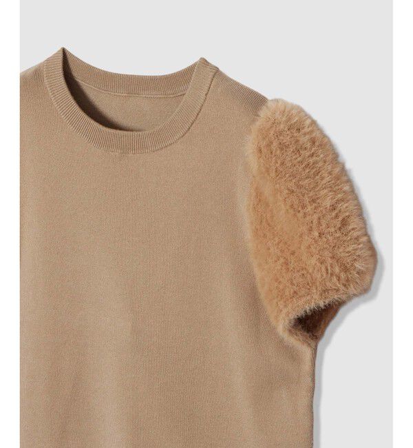 LOULOU WILLOUGHBY「WEB限定【LOULOU WILLOUGHBY】フェザースリーブプルオーバー」|ニット・セーター|