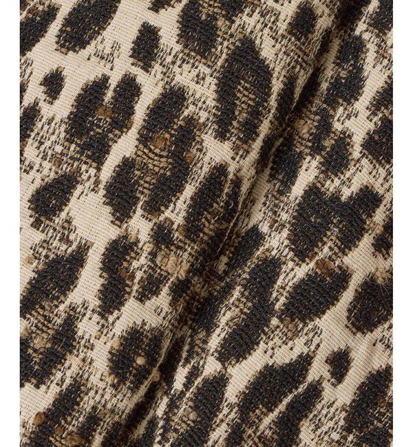 LOULOU WILLOUGHBY「【LOULOU WILLOUGHBY】ARGENTIレオパードJQコート」|ダッフルコート|