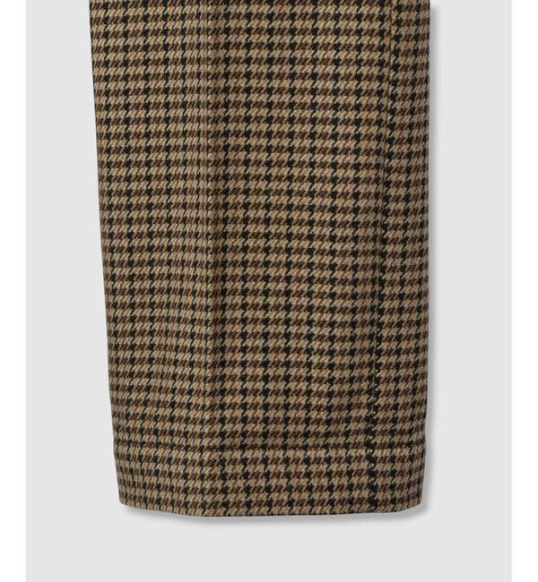 LOULOU WILLOUGHBY「【LOULOU WILLOUGHBY】ガンクラブチェックワイドパンツ」|その他|