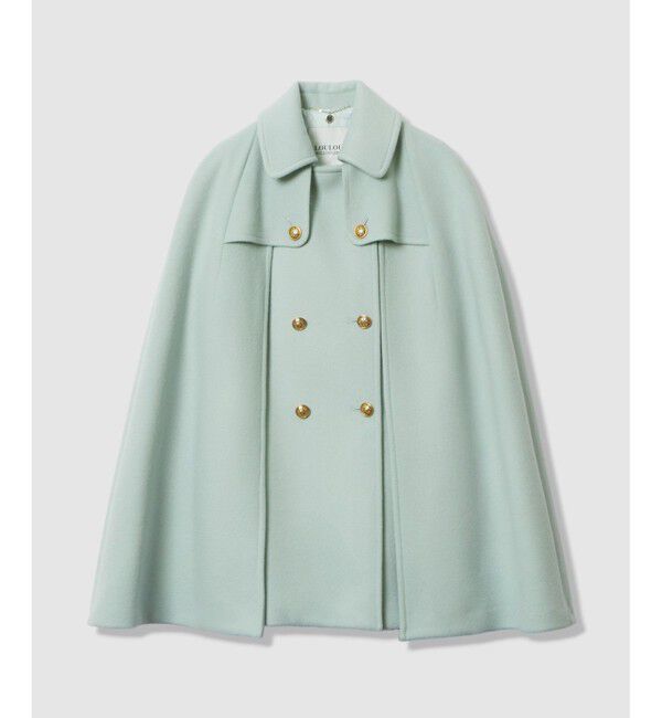 LOULOU WILLOUGHBY「【LOULOU WILLOUGHBY】シャルムビーバーケープコート」|その他|ブルー