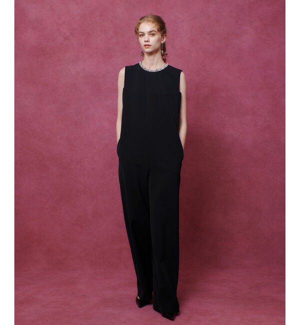 LOULOU WILLOUGHBY「【LOULOU WILLOUGHBY】ビジューオールインワン」|オールインワン|