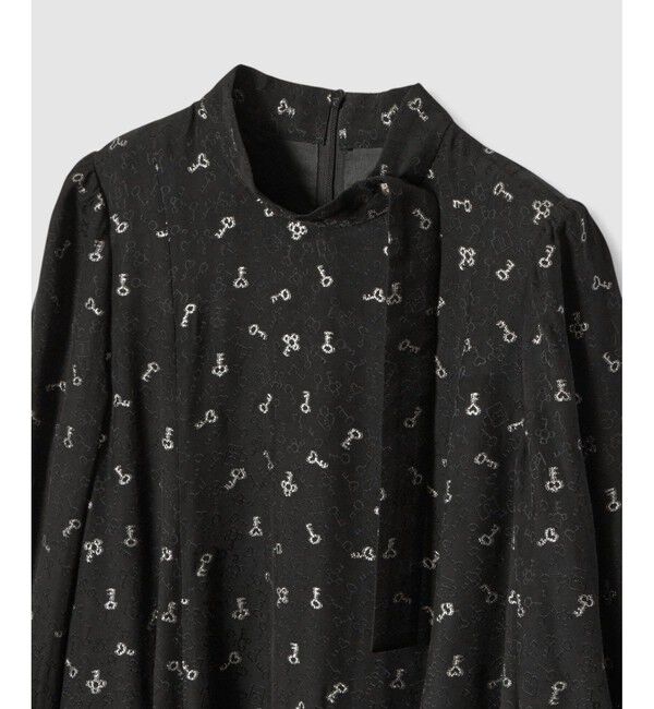 LOULOU WILLOUGHBY「【LOULOU WILLOUGHBY】KEYジャガードフレアワンピース」|ワンピース|