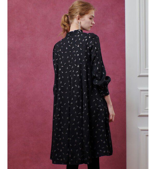 LOULOU WILLOUGHBY「【LOULOU WILLOUGHBY】KEYジャガードフレアワンピース」|ワンピース|