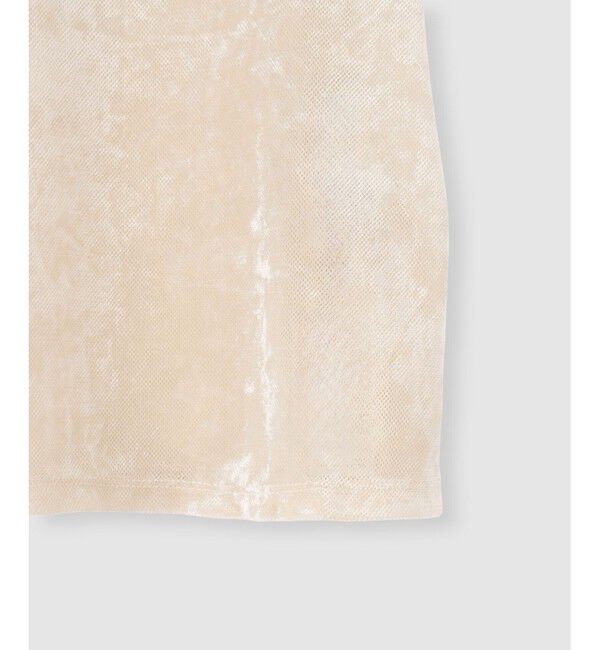 LOULOU WILLOUGHBY「【LOULOU WILLOUGHBY】ベロア半袖プルオーバー」|Tシャツ・カットソー|