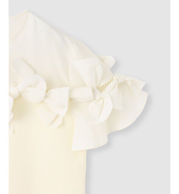 LOULOU WILLOUGHBY「【LOULOU WILLOUGHBY】ポイントリボンプルオーバー」|Tシャツ・カットソー|