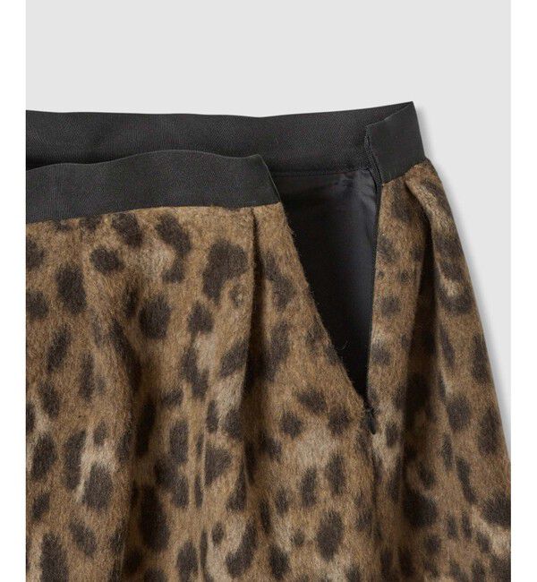 allureville「MILIORレオパードスカート」|スカート|