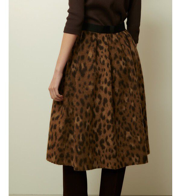 allureville「MILIORレオパードスカート」|スカート|