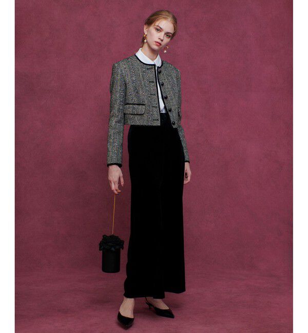 LOULOU WILLOUGHBY「【LOULOU WILLOUGHBY】トリアセベロアパンツ」|チノ|