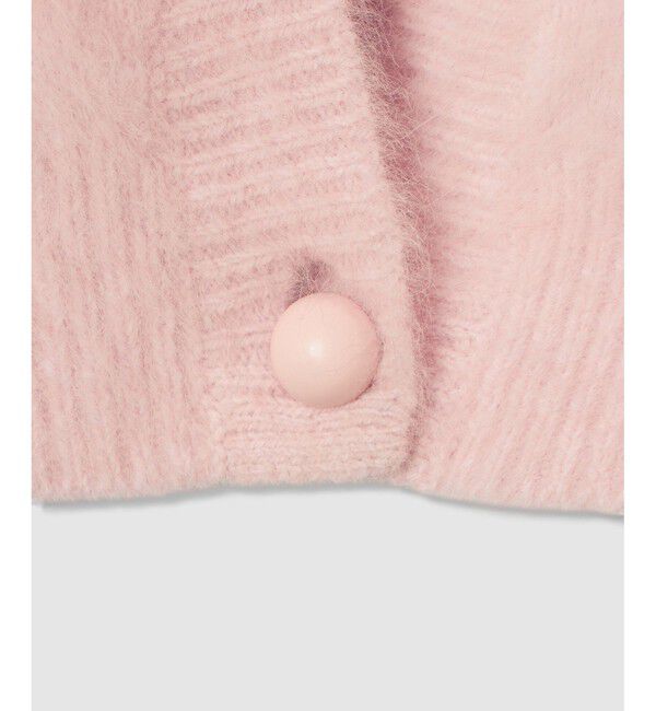 LOULOU WILLOUGHBY「【LOULOU WILLOUGHBY】カシミヤブレンドファー加工Ｖカーディガン」|カーディガン|