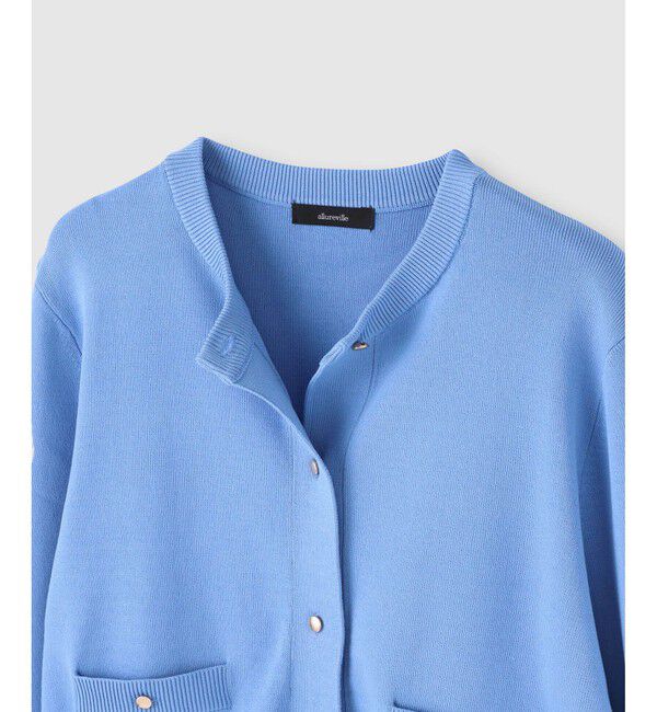 allureville「◇ポケットクルーカーディガン」|カーディガン|