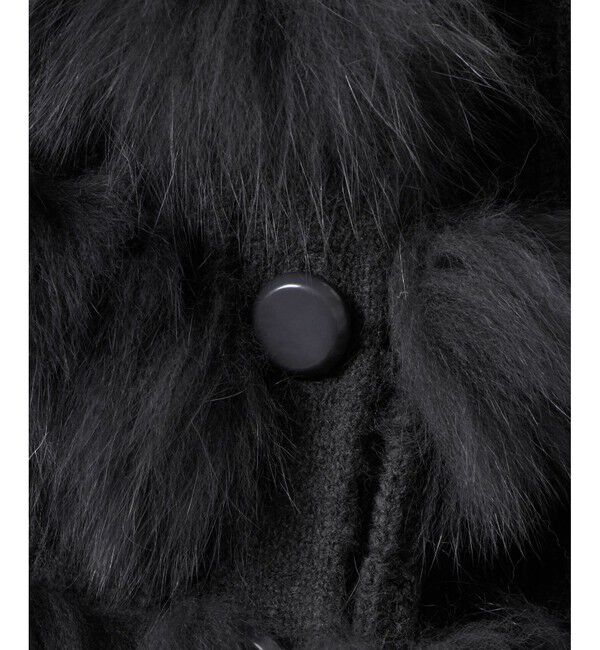 LOULOU WILLOUGHBY「【LOULOU WILLOUGHBY】フォックスファートリミングプルオーバー」|ニット・セーター|